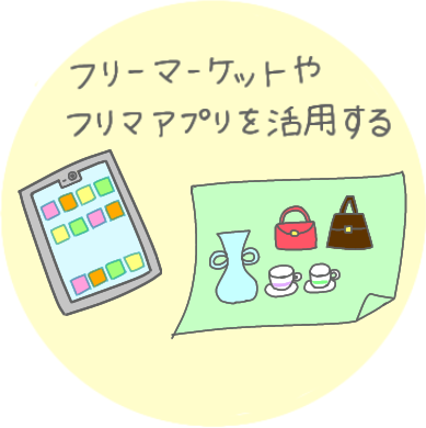 フリマを活用